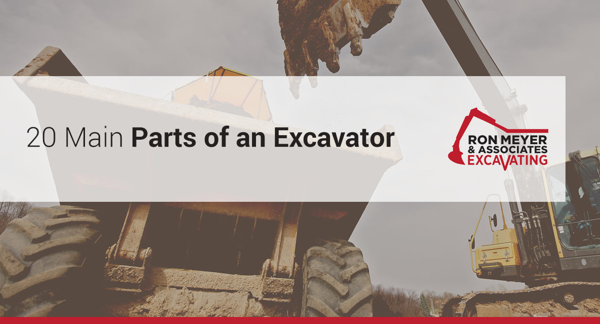 20 Main Parts of an Excavator