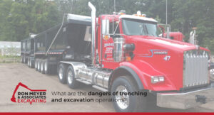 What are the dangers of trenching and excavation operations?