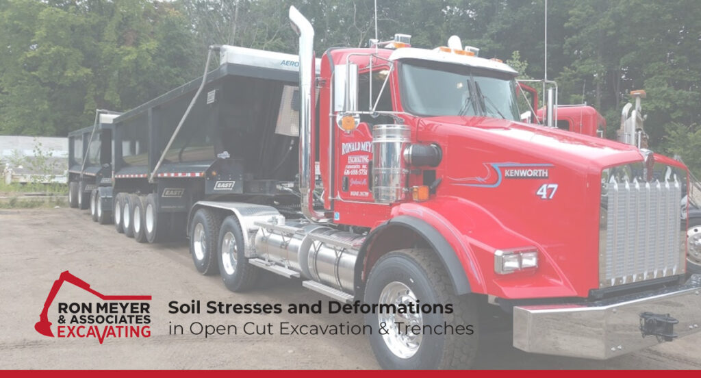Soil Stresses and Deformations in Open Cut Excavation & Trenches